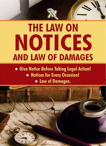 The Law on Notices & Law of Damages (Give Notice before taking Legal Action!)